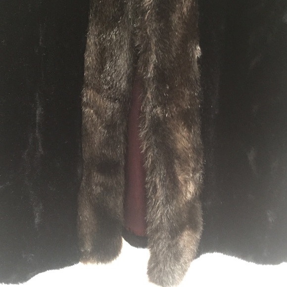 Vintage Mariel Black and Brown Faux Fur Jacket - Picture 3 of 8